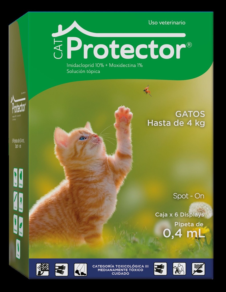 CALIF PROTECTOR CAT SOLUCION X 0,4 ML